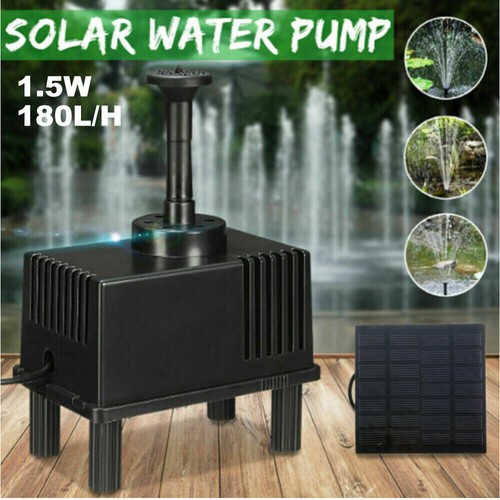 Solar powered water feature - powered,