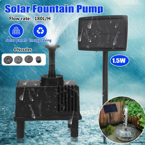 Solar panel powered water - solar,