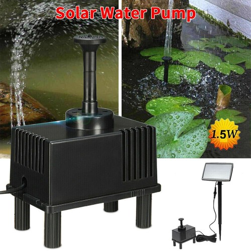 Solar fountain water feature - fountain,