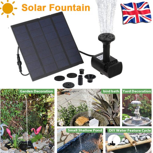 Solar pond pump power fountain - solar,