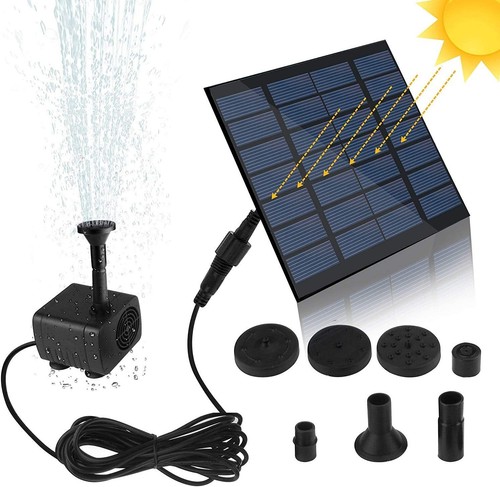 Solar panel powered water - solar,