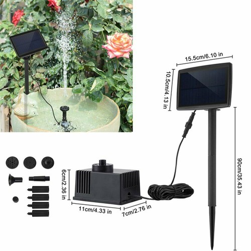 Outdoor garden solar fountain - solar,