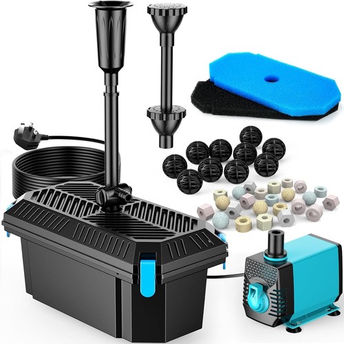 Pond filter with fountain - filter,