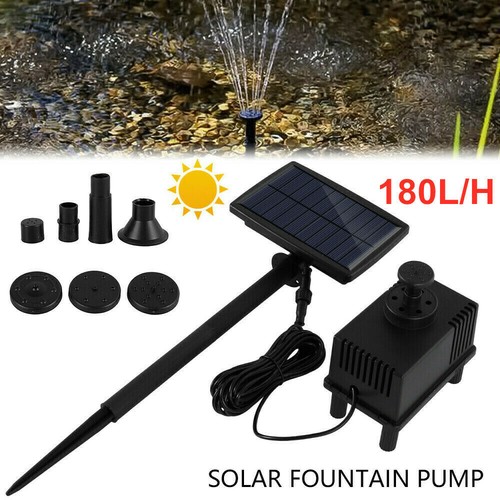 Solar powered fountain - solar,