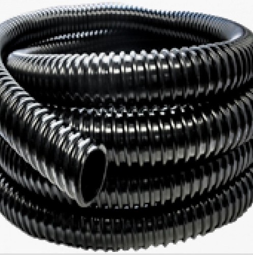 Black corrugated flexible pond - black,