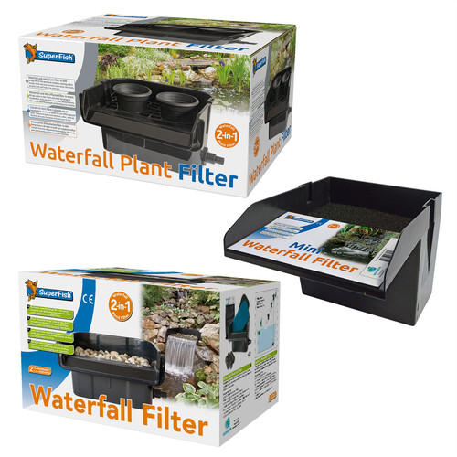 Superfish pond waterfall - superfish,